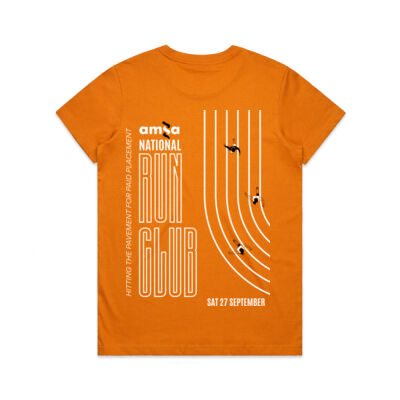 AMSA National Run Club | Women's Maple Tee Thumbnail